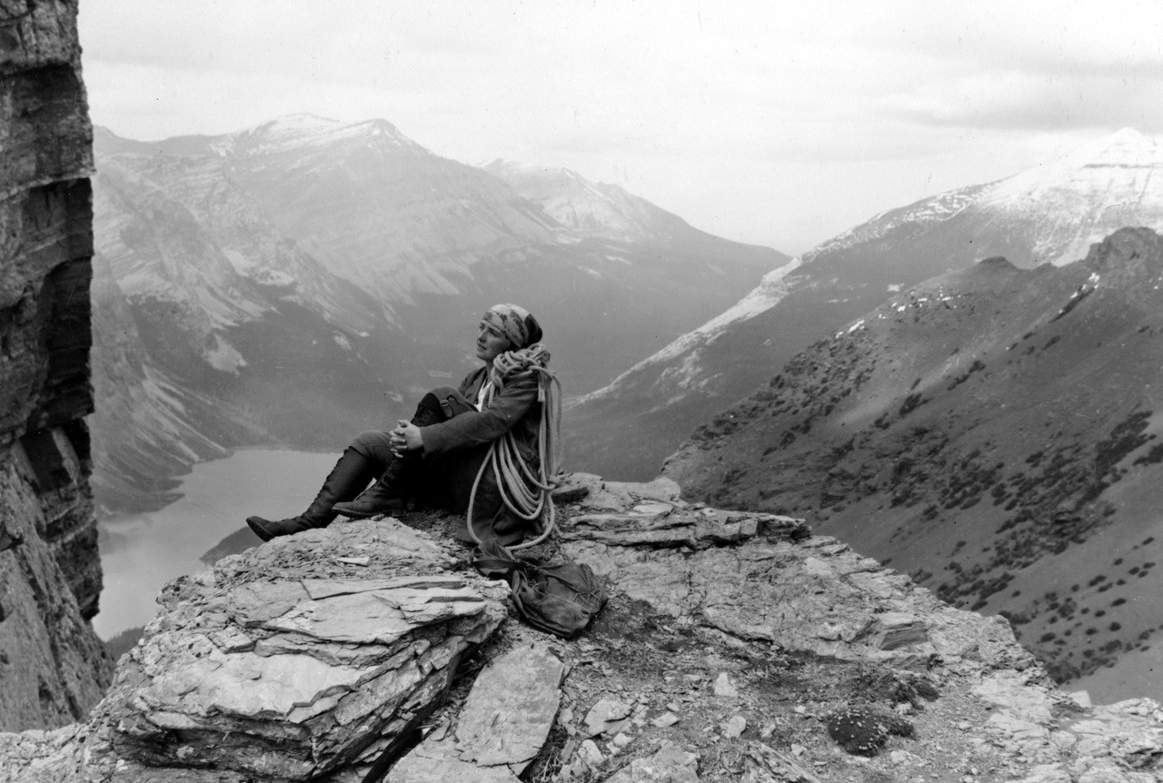 Glacier National Park — Dorothy Pilley in Glacier National Park In 1926